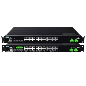 GPEM2128G-R 4光24电<br>L2+层工业级机架式交换机