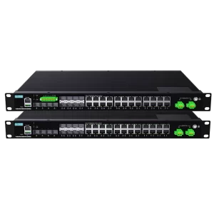 GPEM2128G-R 16+4+8系列<br>L2+层工业级机架式交换机